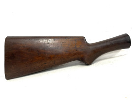 Butt Stock - 2nd Variation - Walnut - 12 & 16 Gauge - Original - W/ Tang Crack Butt Stock - 2nd Variation - Walnut - 12 & 16 Gauge - Original - W/ Tang Crack